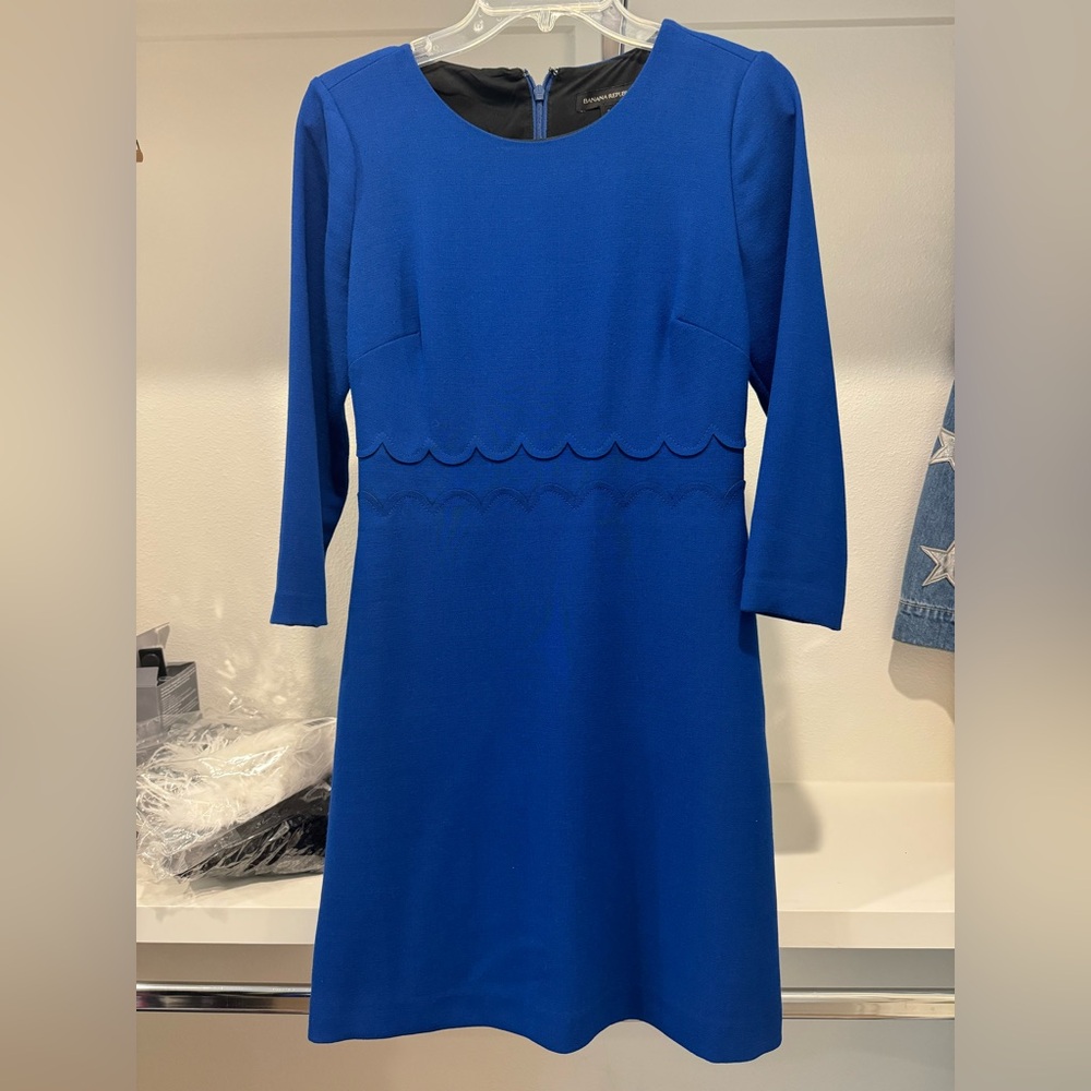Blue banana republic dress